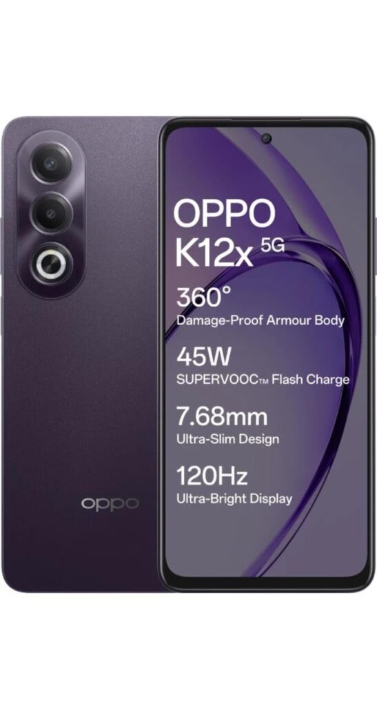 Oppo K12x 5G, Feather Pink, 128 GB (6 GB RAM)